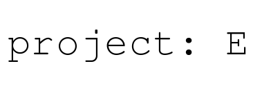 project: E